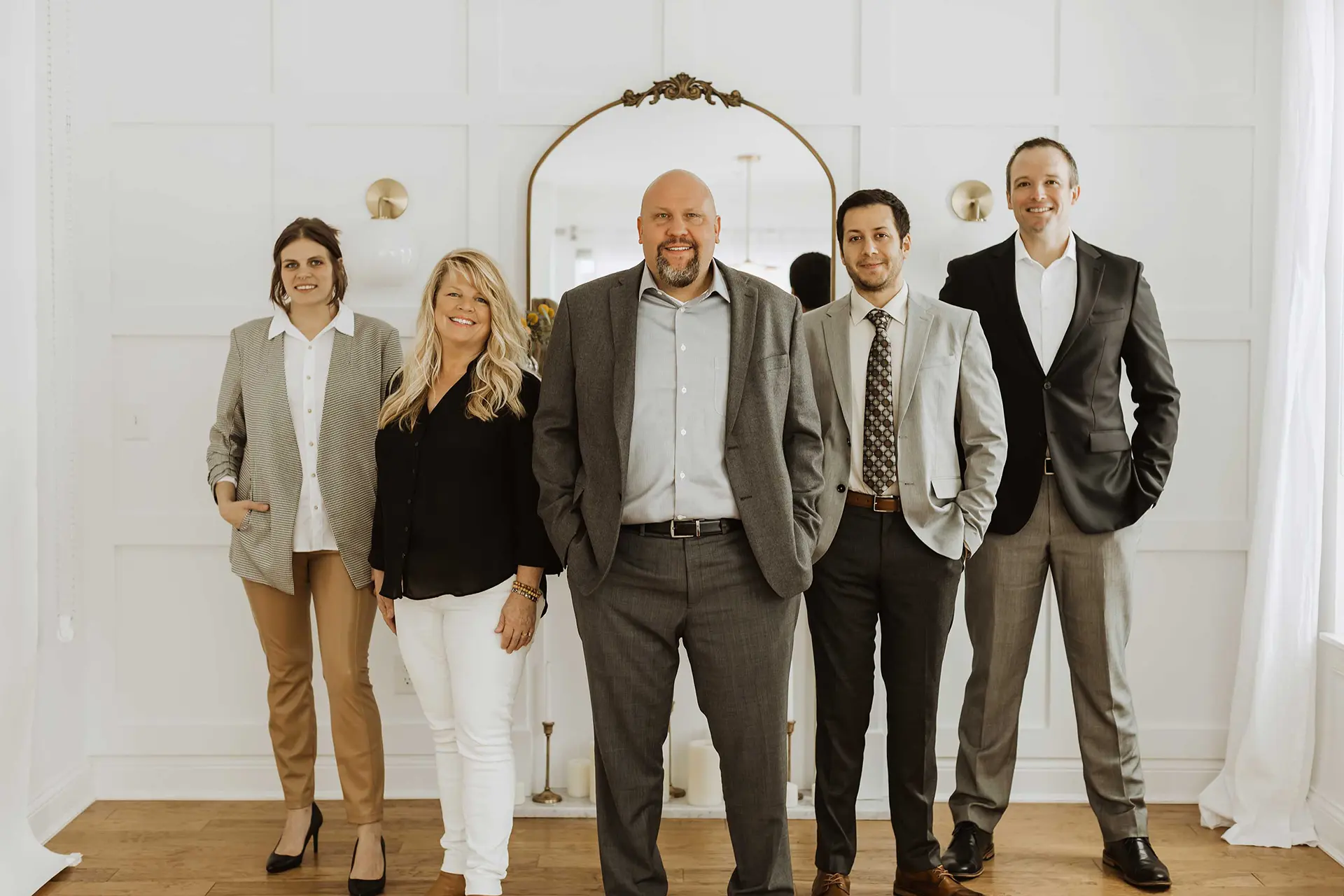 Portrait of the Jeff Steeves Real Estate Professionals Team. Professional realtors in Maple Grove, MN.